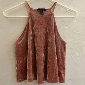 Velvet Pink Crush Tank Top
